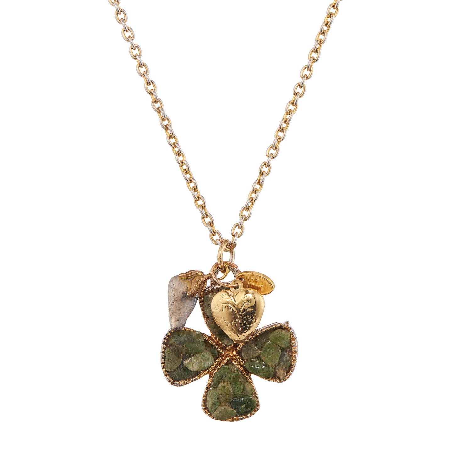 Lucky in Love Necklace, romantic charm jewelry
