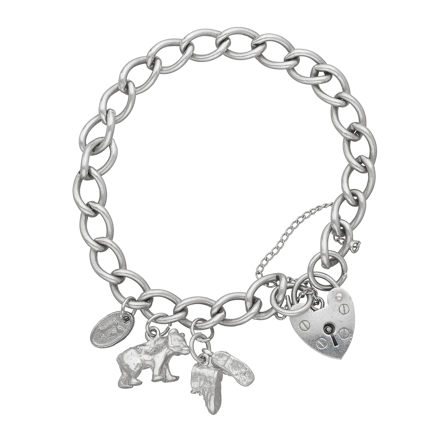 Baby Bear Charm Bracelet, cute teddy charm bracelet
