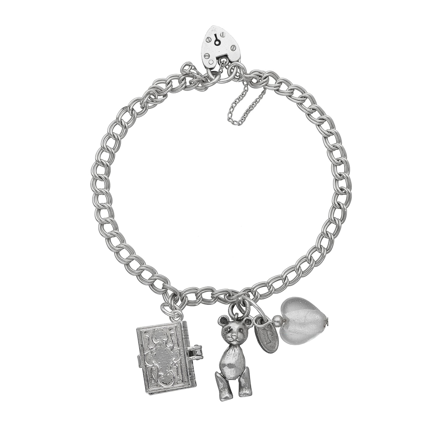 Pray for Teddy Charm Bracelet, cute and sentimental charm bracelet