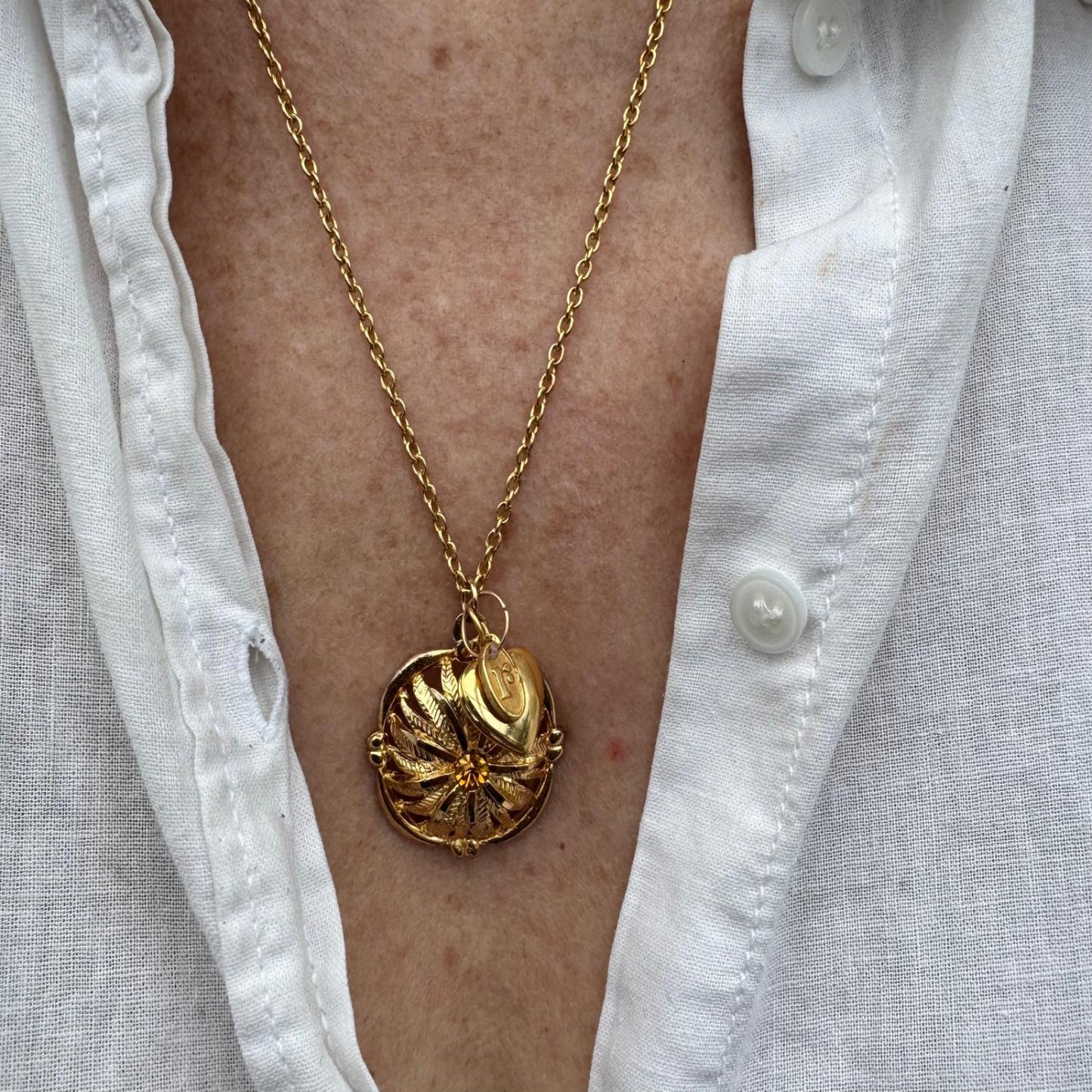 Golden Era Charm Necklace