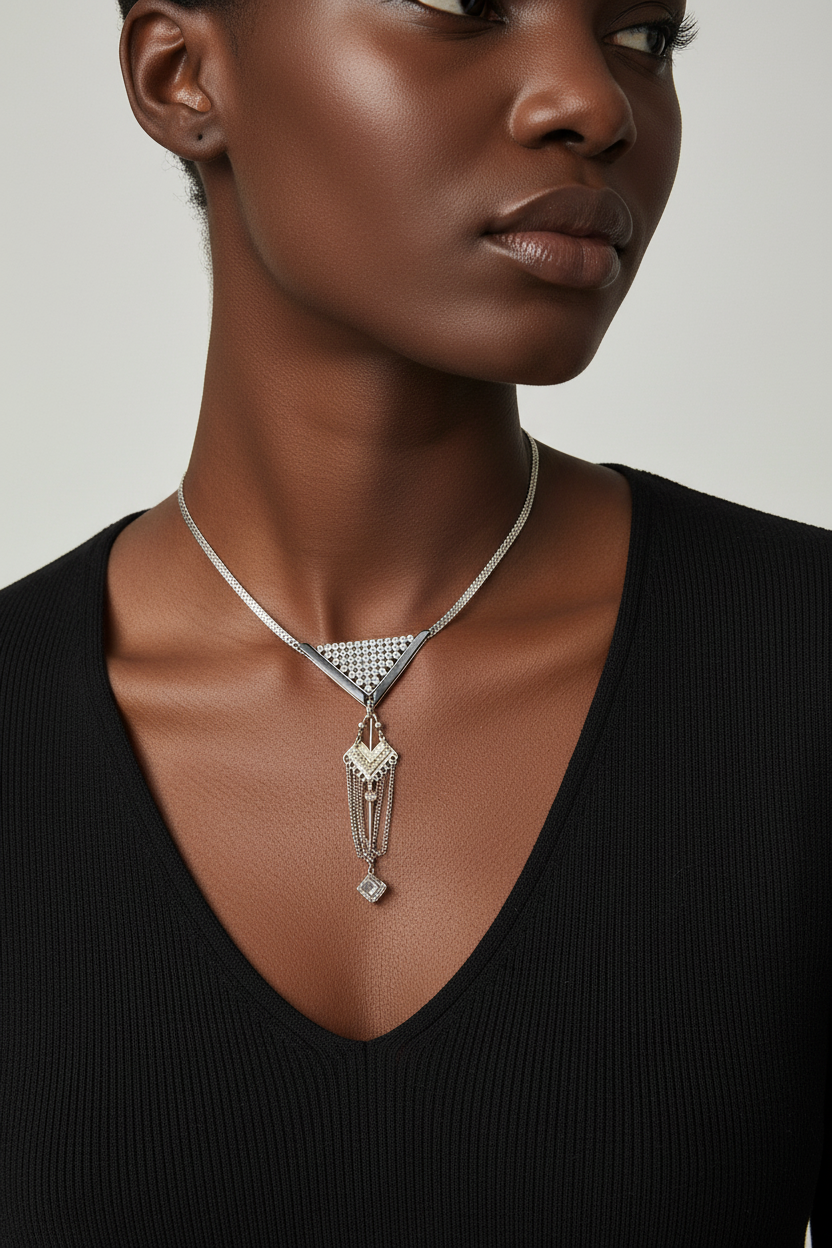 V Cute V Special Charm Necklace