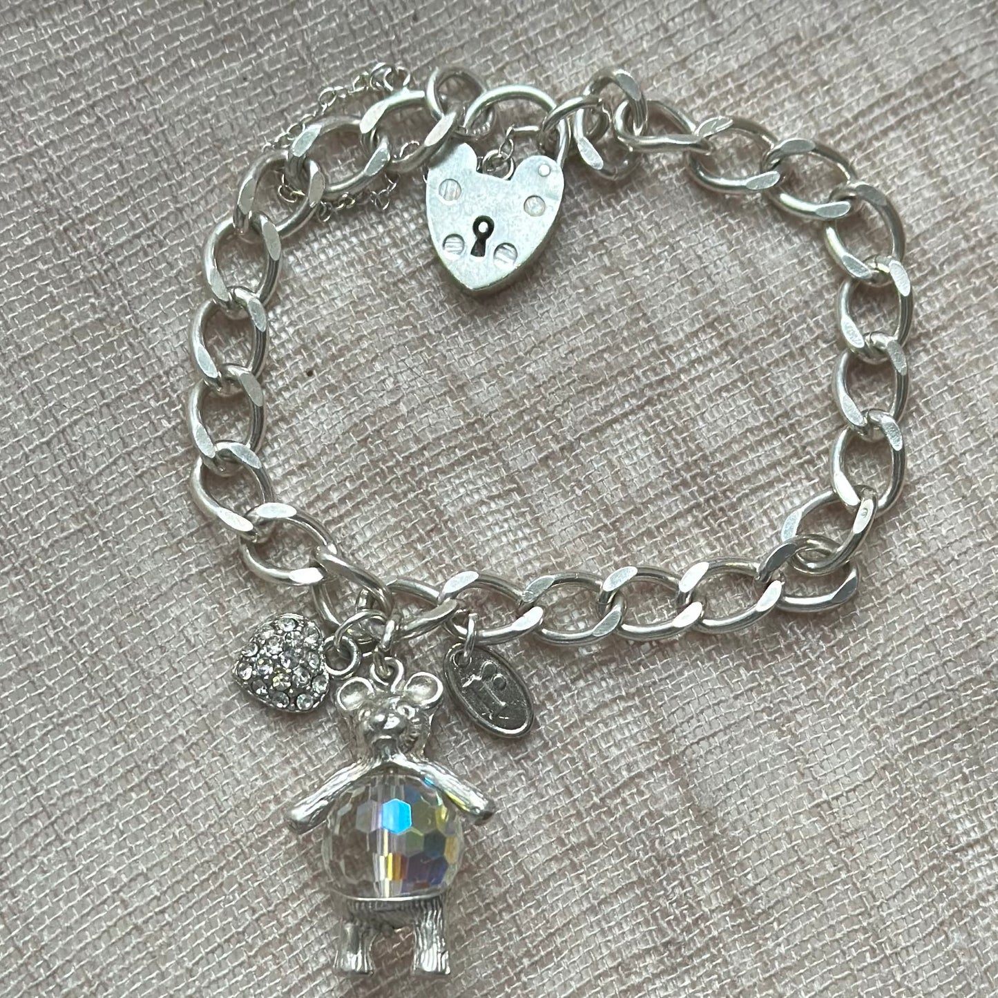 Teddy Boys and Girls Charm Bracelet, playful cute bracelet