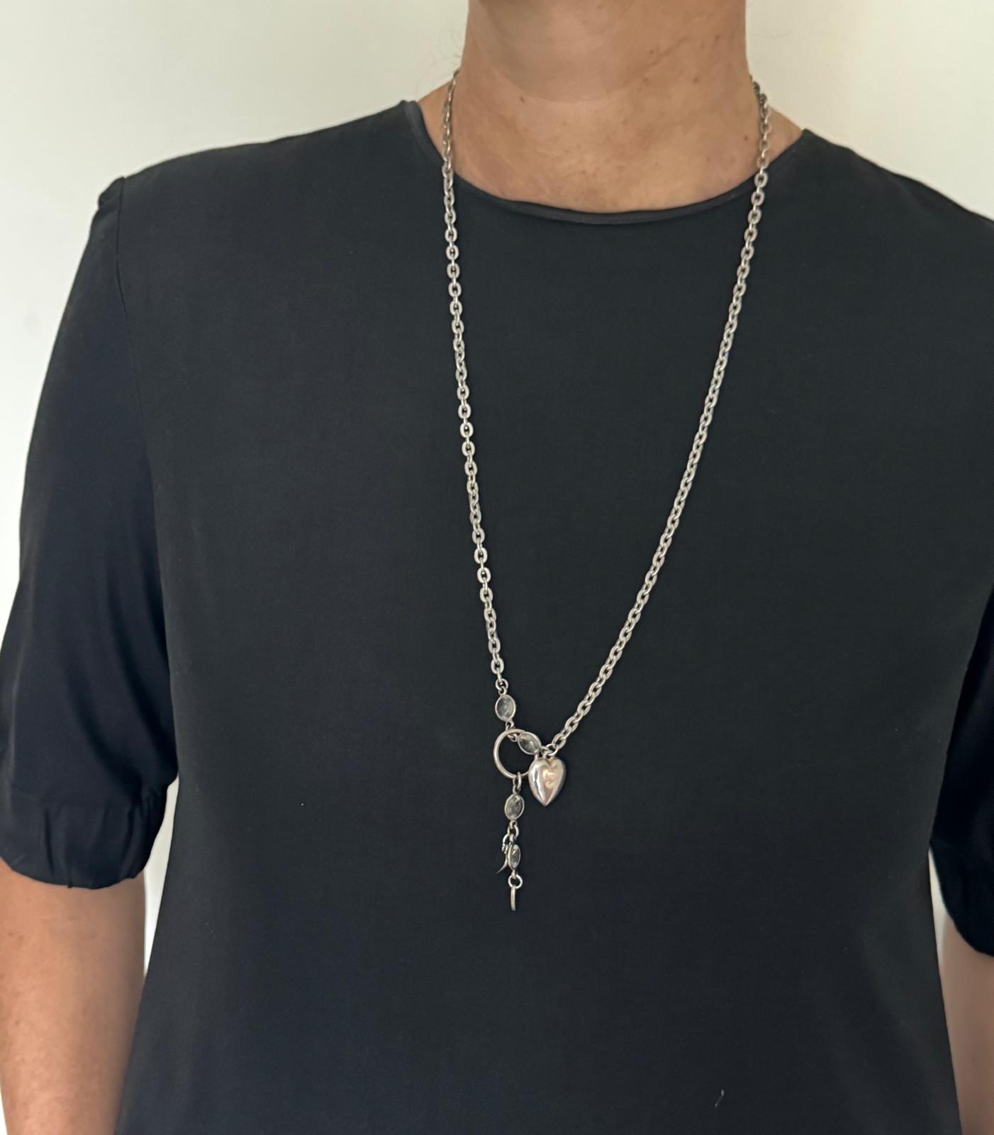 Love Birds Necklace, romantic bird-themed charm jewelry