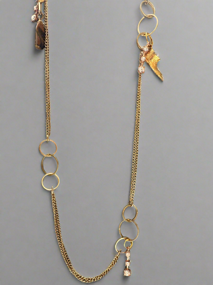Golden Boot Multi-way Necklace
