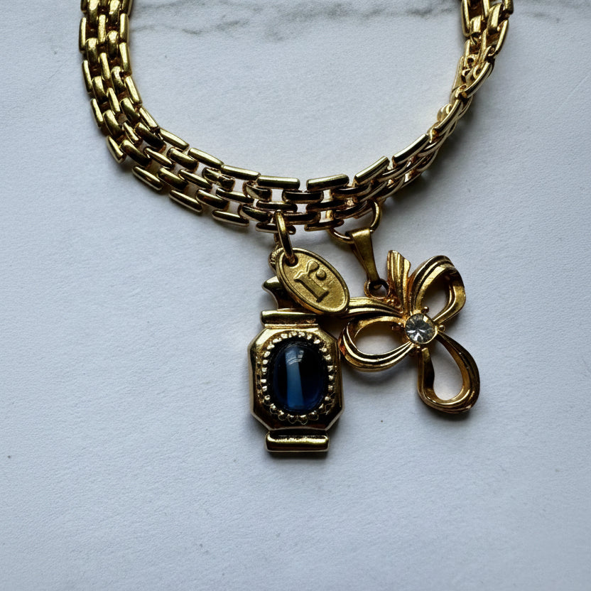Little Petal Vintage Charm Bracelet