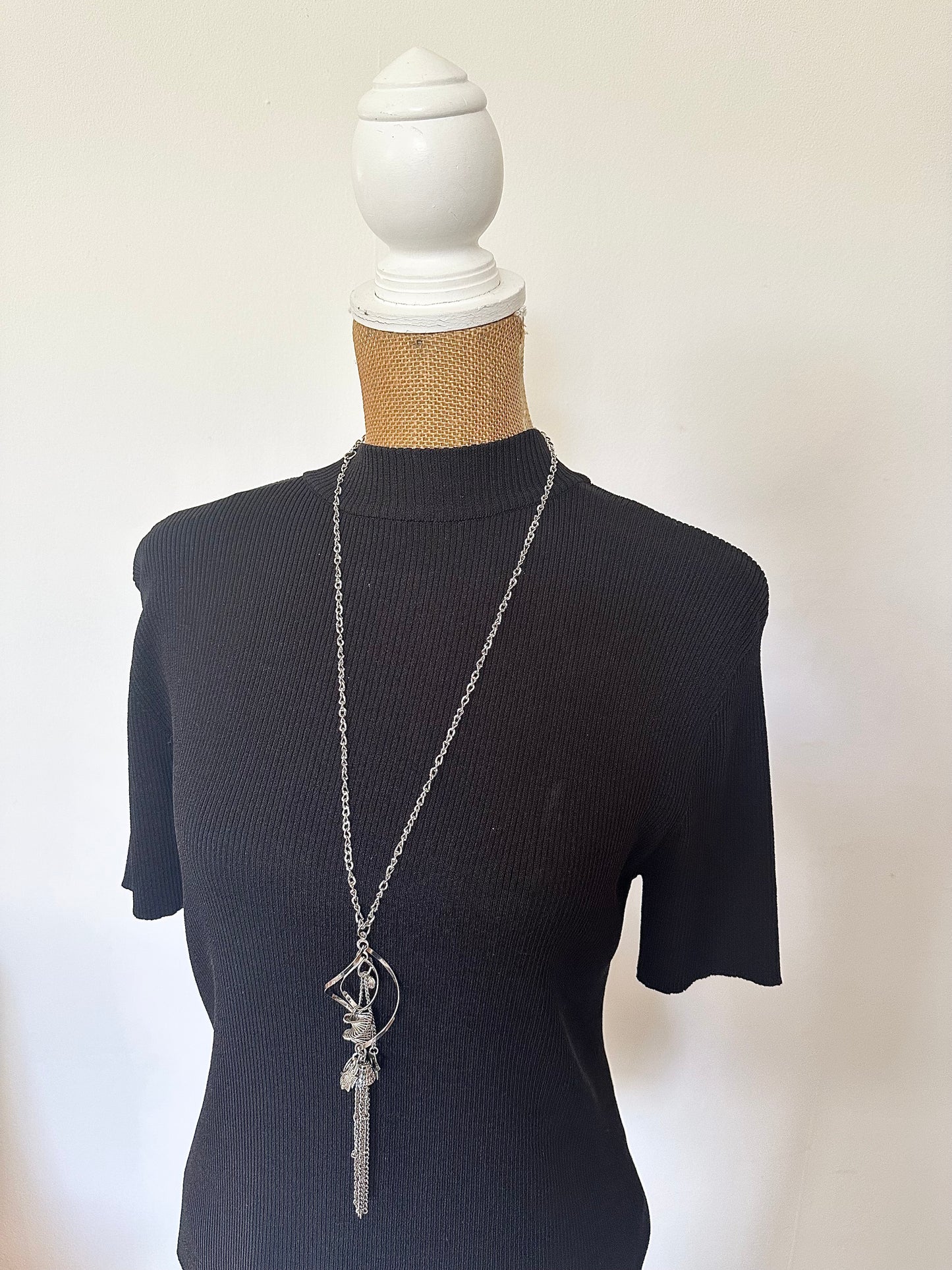 Swirl Pool Charm Necklace