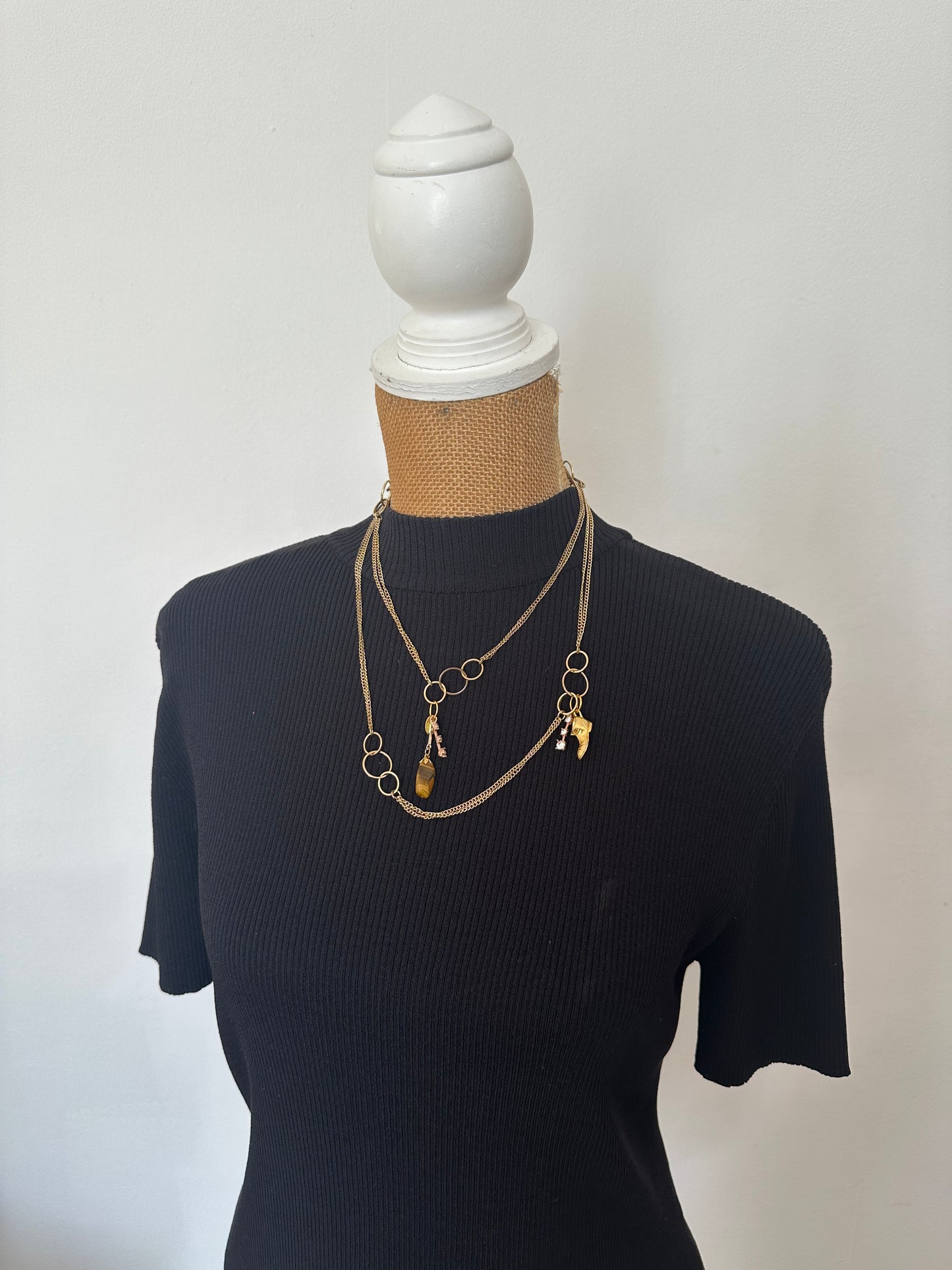 Golden Boot Multi-way Necklace