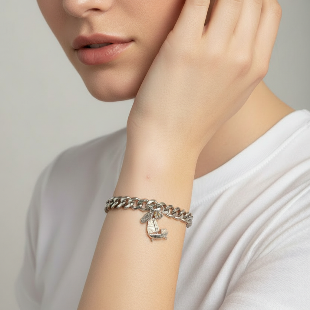Sail Away Vintage Charm Bracelet