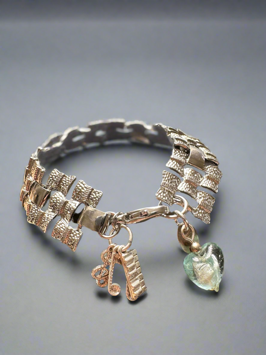 Play the Blues Charm Bracelet