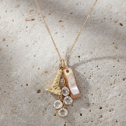 Pearl of a Mother Charm Necklace