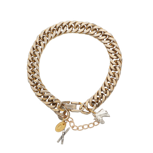 Show Jumper Bracelet, equestrian-themed charm bracelet