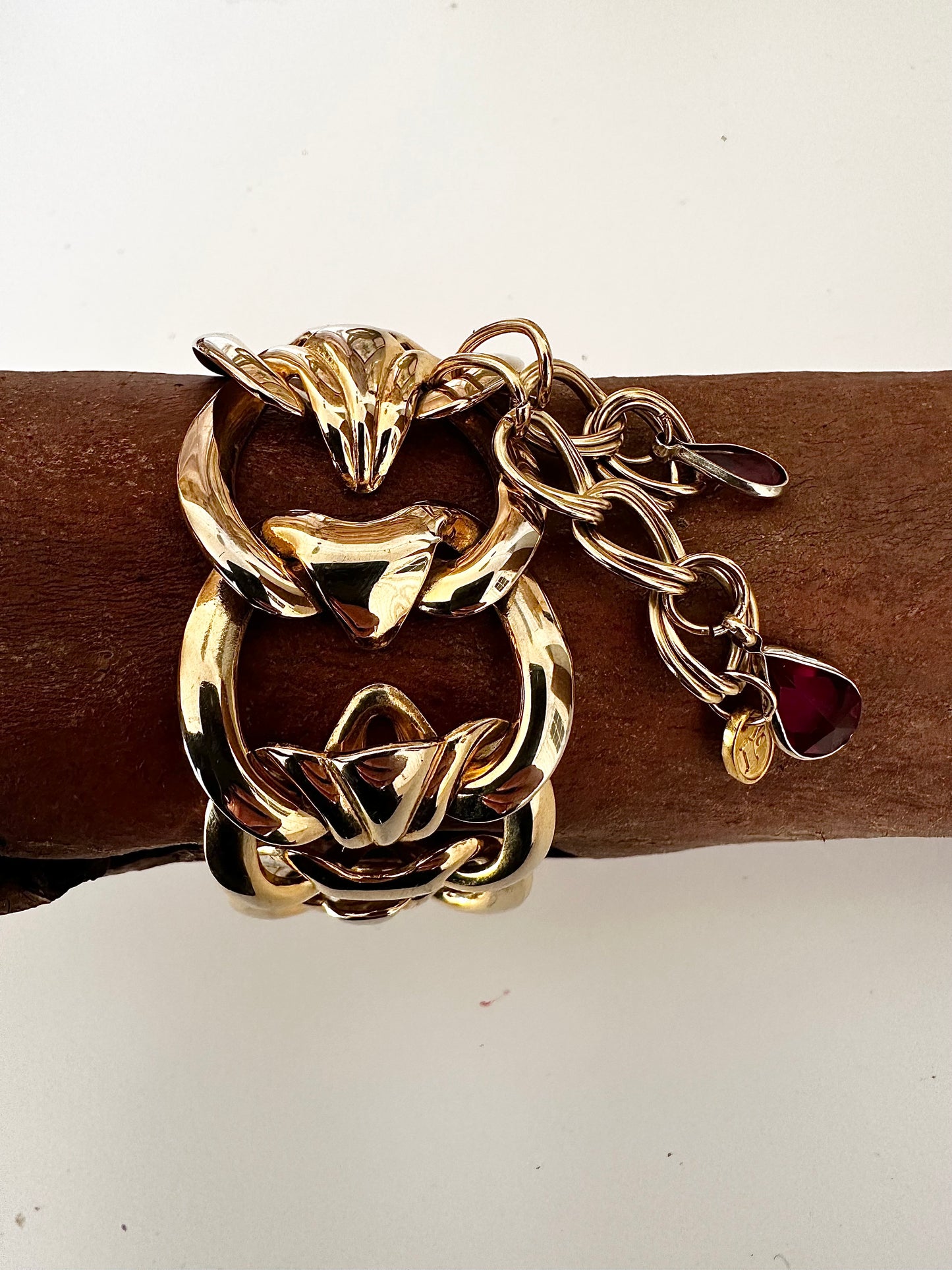 Chunky Link Dangle Bracelet