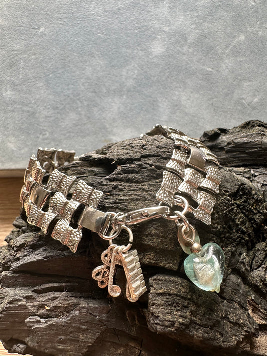 Play the Blues Charm Bracelet