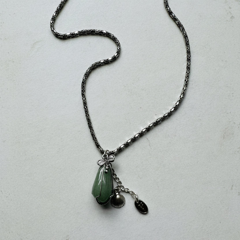 Seascape Vintage Charm Necklace