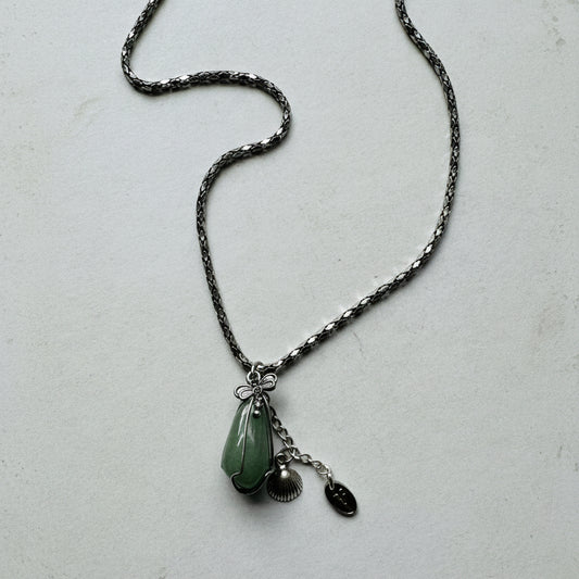 Seascape Vintage Charm Necklace
