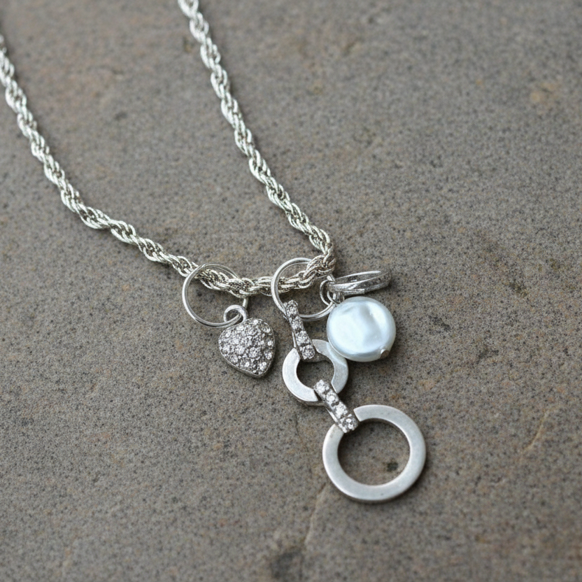 Circle of Love Charm Necklace