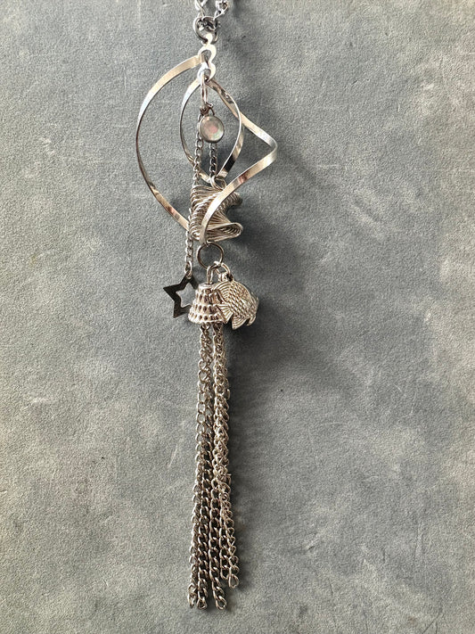 Swirl Pool Charm Necklace