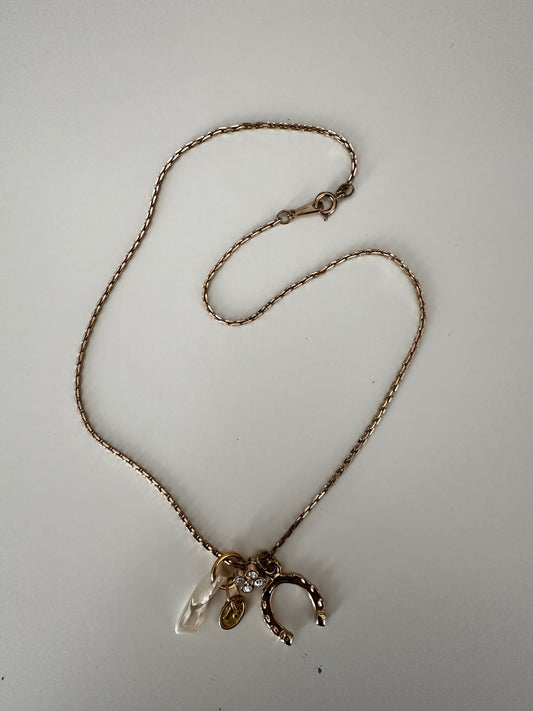 Lucky Me, Lucky You Charm Necklace