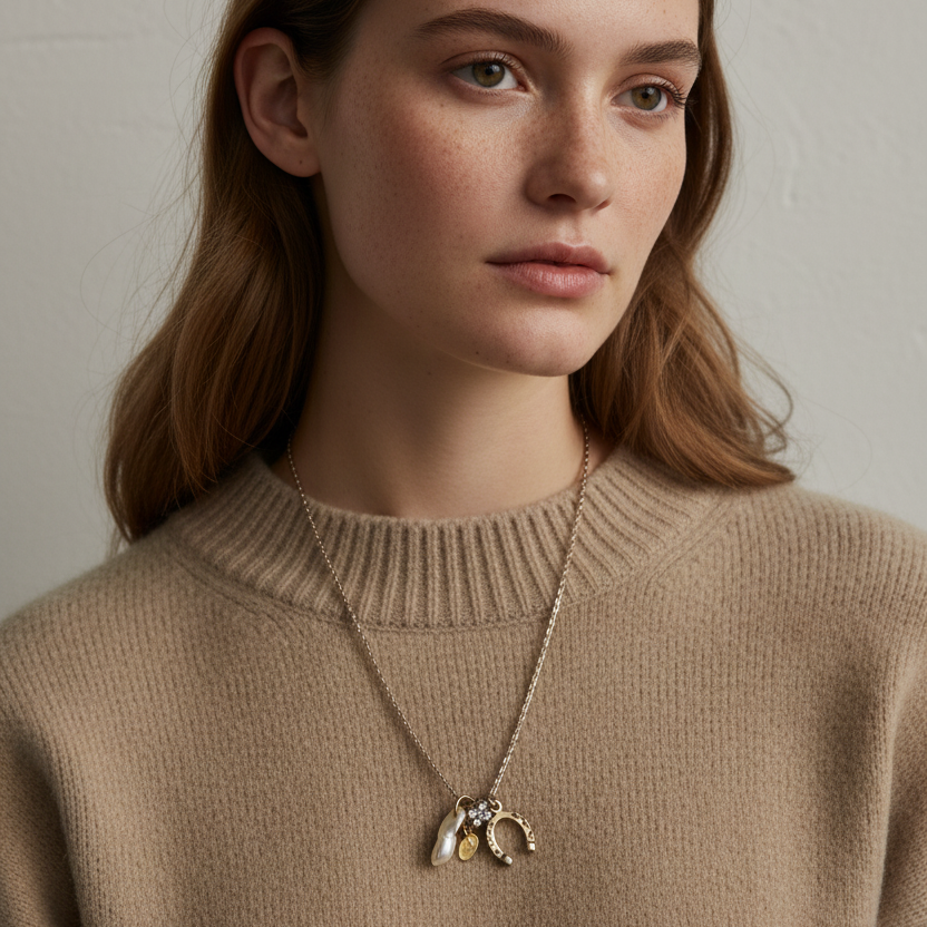Lucky Me, Lucky You Charm Necklace
