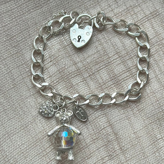 Teddy Boys and Girls Charm Bracelet, playful cute bracelet