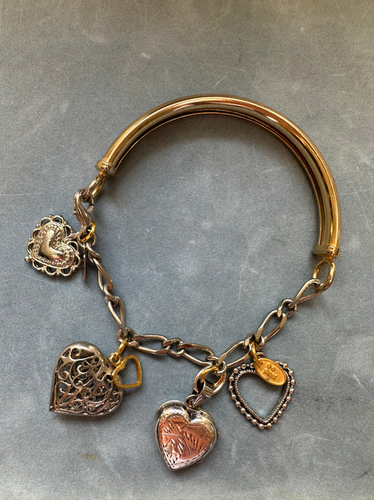 Five of Hearts Charm Bracelet