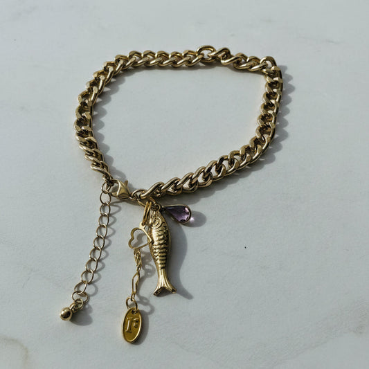 Little Fishy Charm Bracelet / Anklet