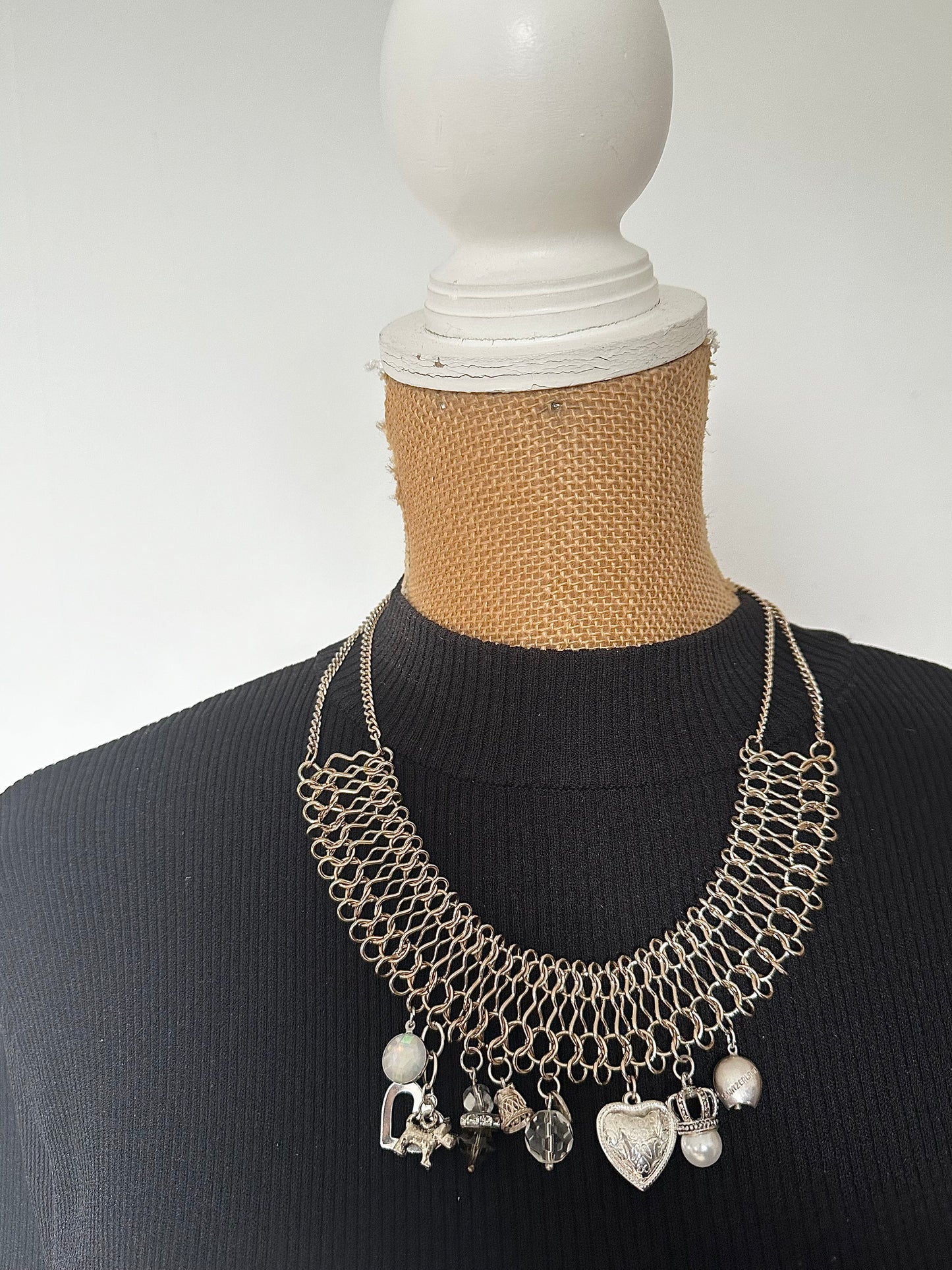 Queen of Hearts Cluster Necklace