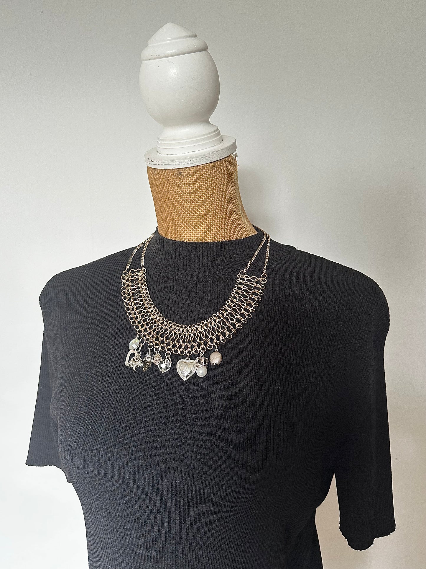 Queen of Hearts Cluster Necklace