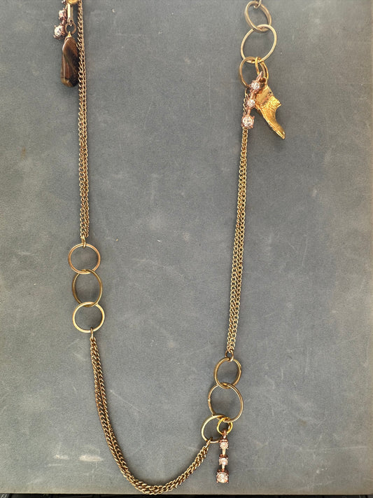 Golden Boot Multi-way Necklace