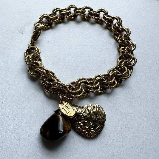 Sand + Stone Vintage Charm Bracelet