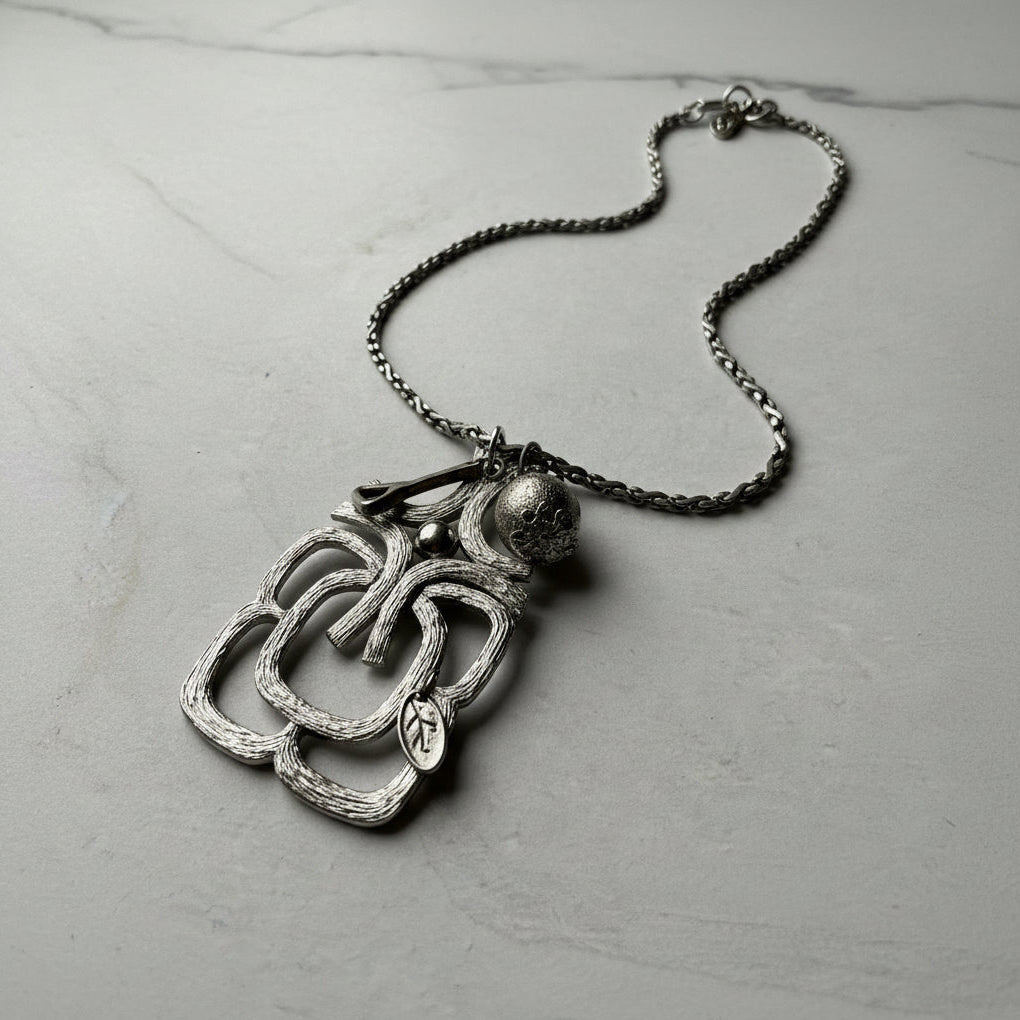 Statement Vintage Charm Necklace