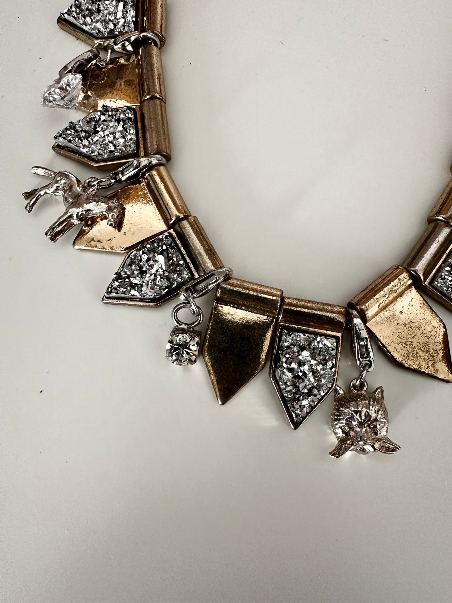 Flagged Cluster Charm Necklace