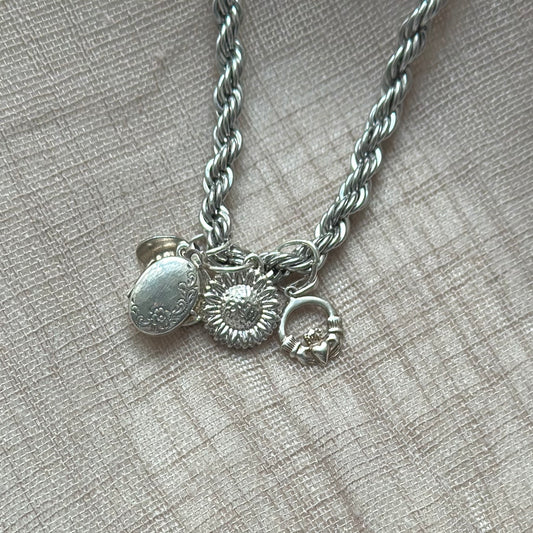 Friendship Love and Loyalty Charm Necklace, perfect gift for friends
