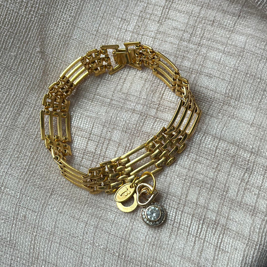Love and Gate Charm Bracelet for women, romantic jewelry gift