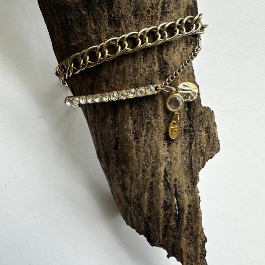 Layer Cake Vintage Charm Bracelet / Anklet