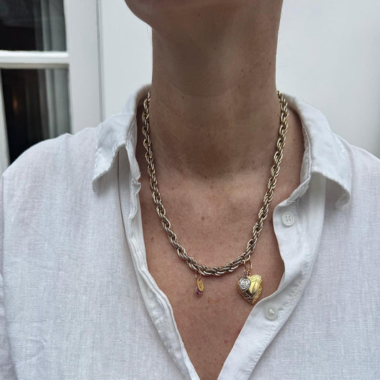 Perfect Partners Chunky Charm Necklace, bold statement charm jewelry