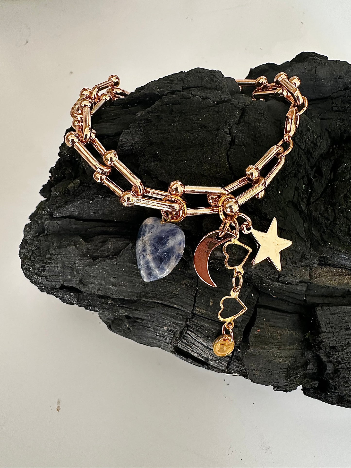 My Sun, Moon and Stars Charm Bracelet