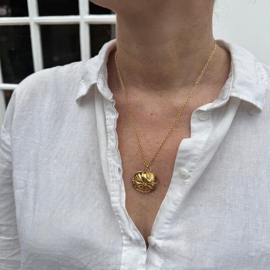 Golden Era Charm Necklace, vintage-inspired charm necklace