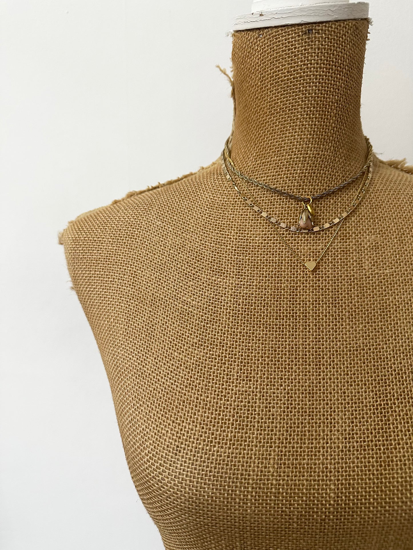 Love, Love, Love Upcycled Charm Necklace