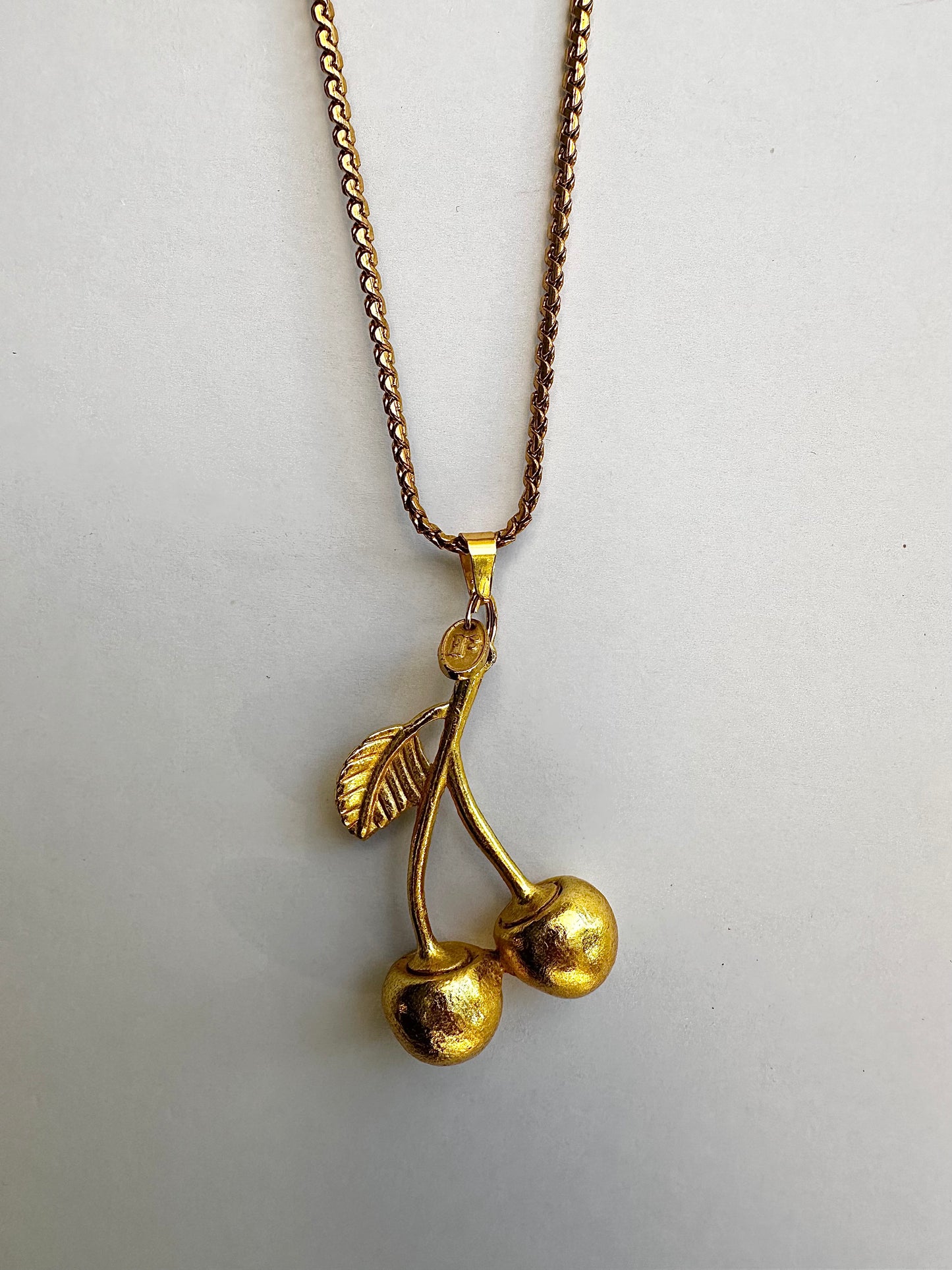 Cherry Five Cherry Pendant Necklace