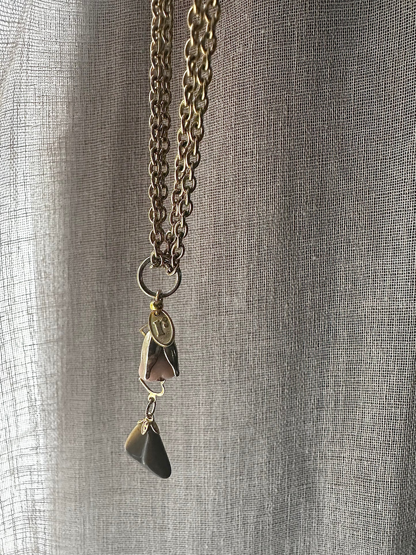 Love Wrapped Upcycled Vintage Charm Necklace