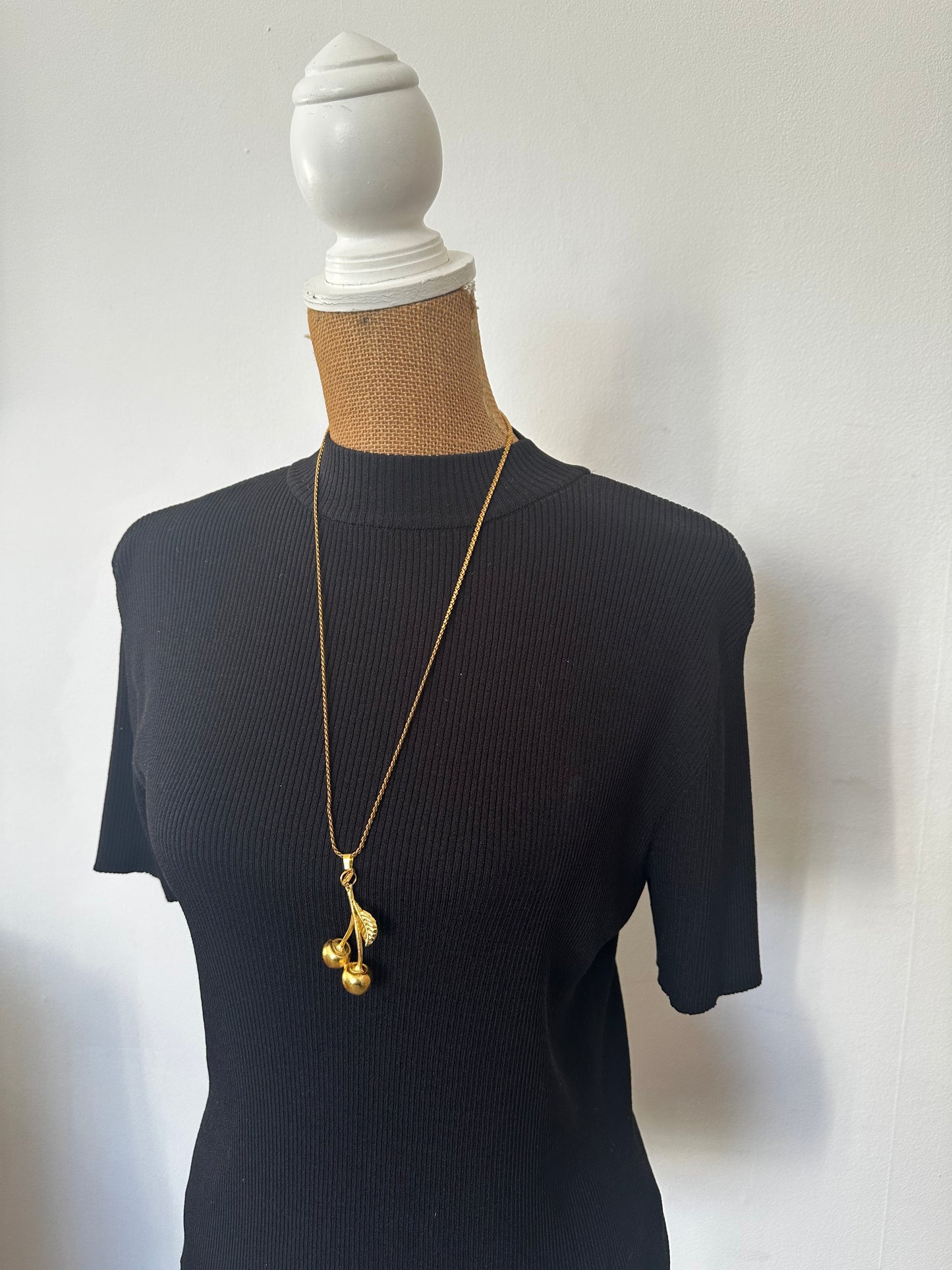 Cherry Five Cherry Pendant Necklace