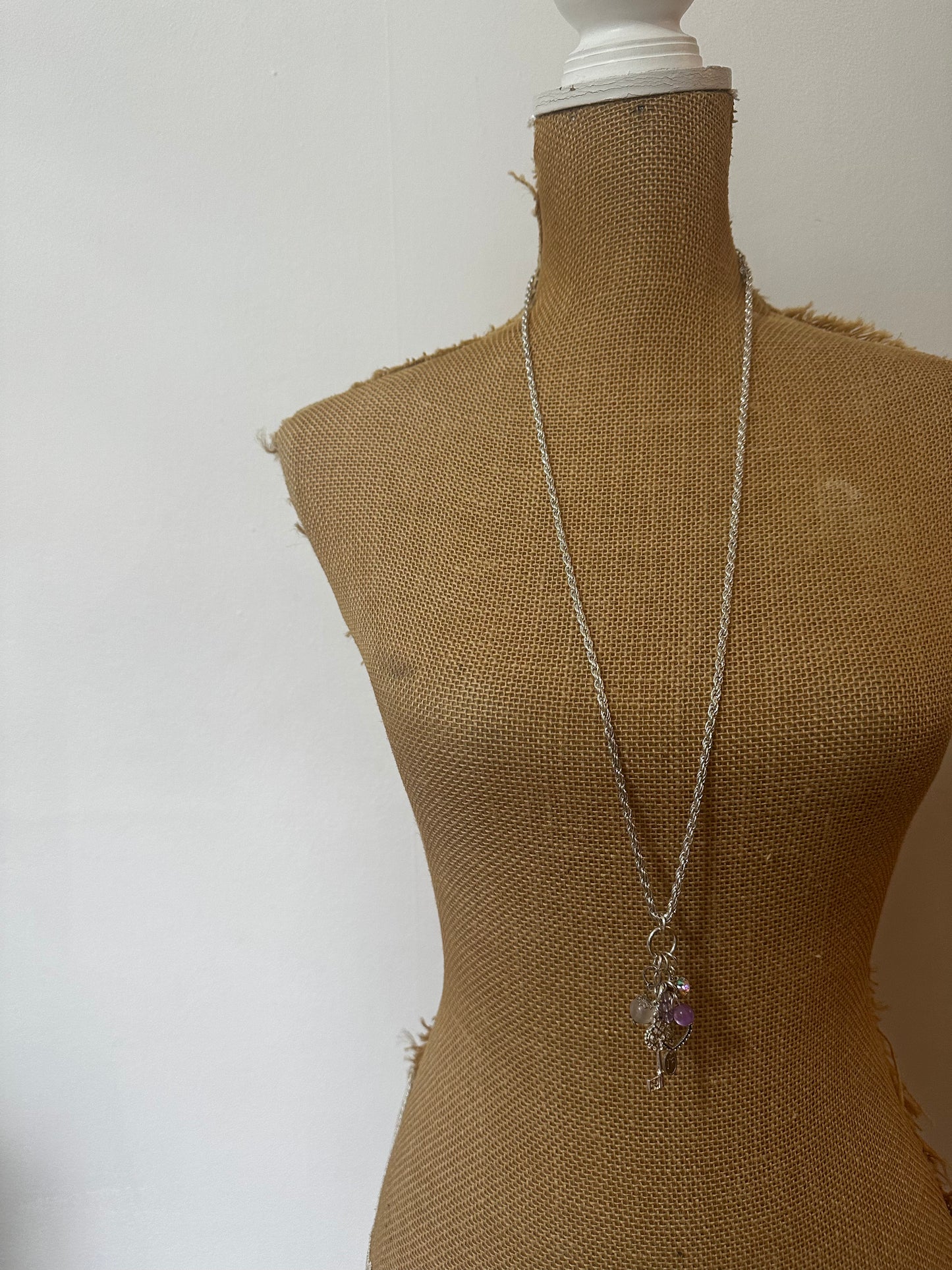 Love Lila Upcycled Vintage Charm Necklace