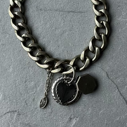 Octo Locket Vintage Charm Necklace