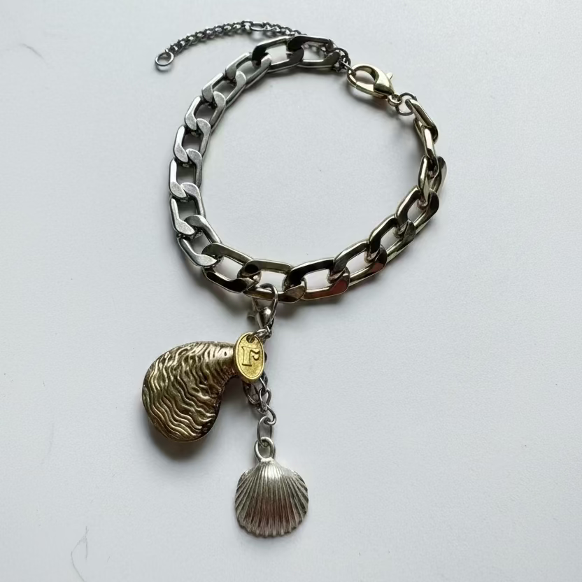Two Special Shell Charm Bracelet