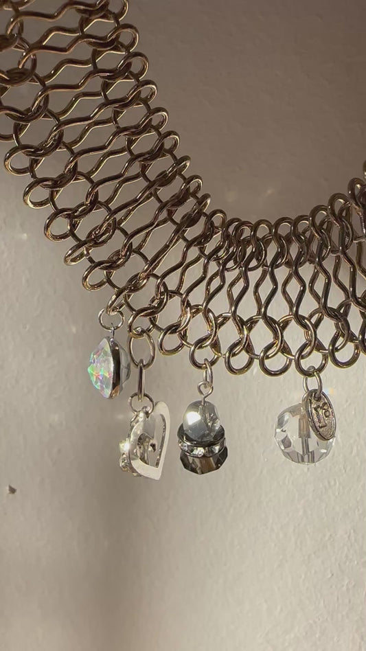 Queen of Hearts Cluster Necklace