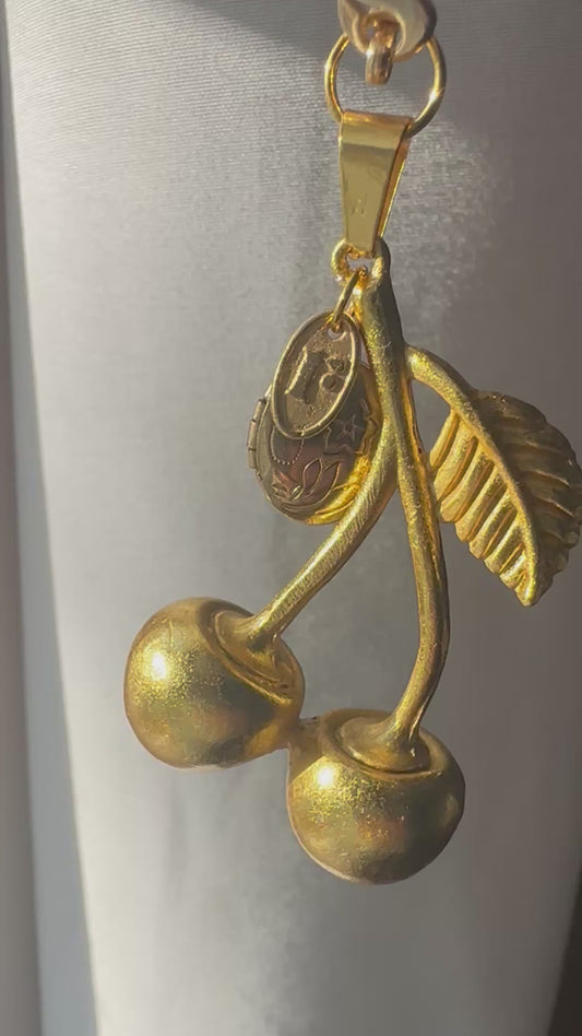 Cherry Nine Vintage Charm Necklace