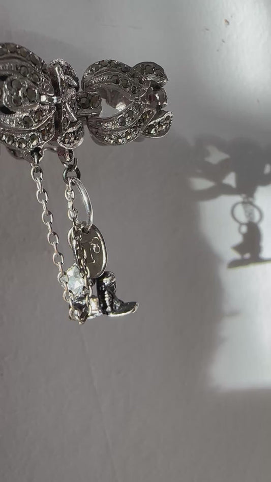 Ashes to Ashes Vintage Charm Bracelet